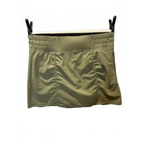 Prana Skort Size Medium Olive Green Athletic Hiking Skirt Shorts Outdoor